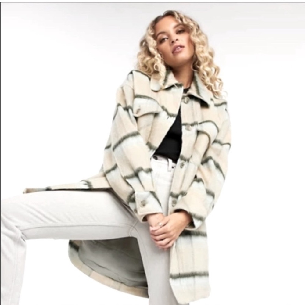 Free people Vienna brushed wool shirt jacket - Picture 3 of 10